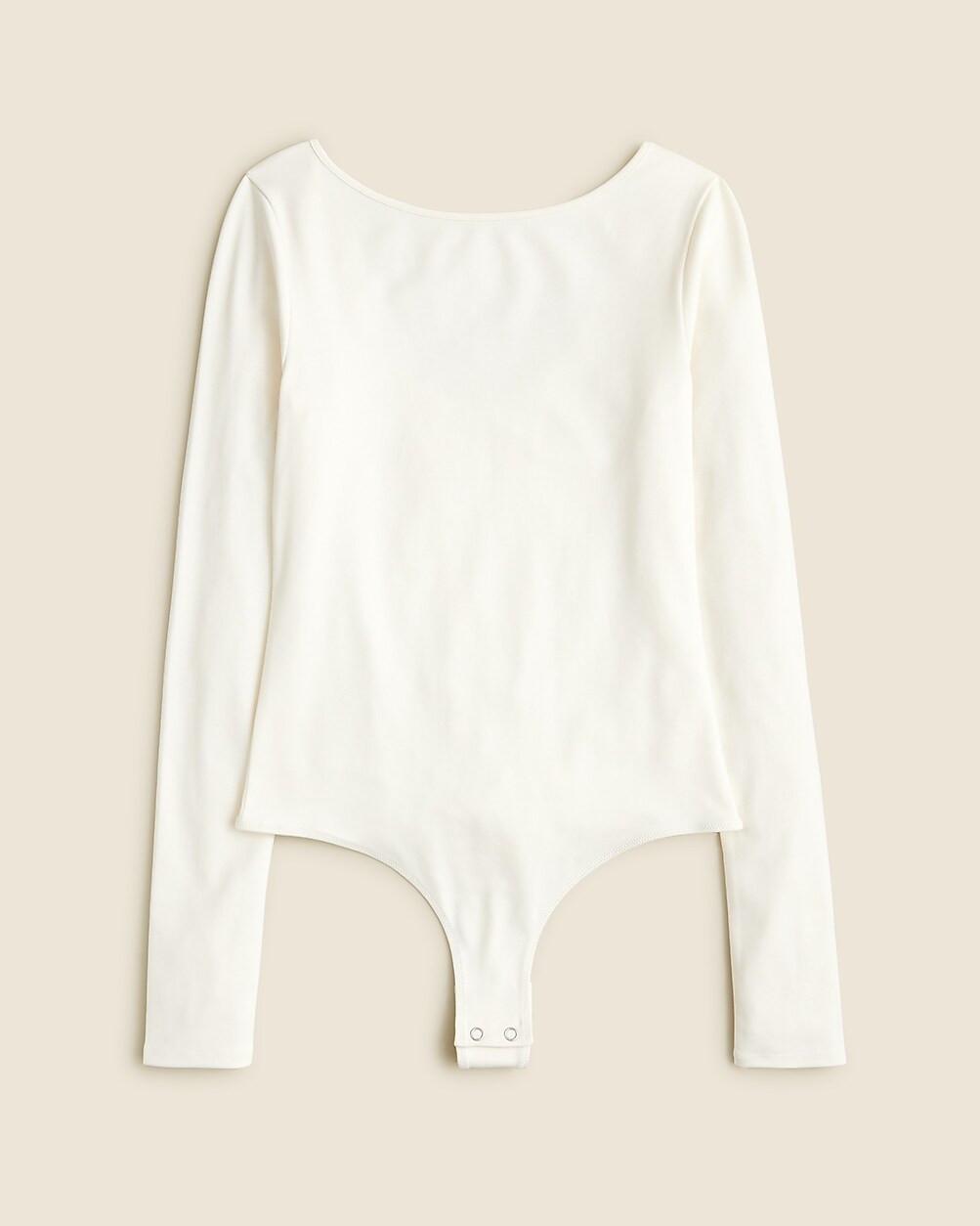 Scoopback bodysuit in stretch cotton blend | J. Crew US