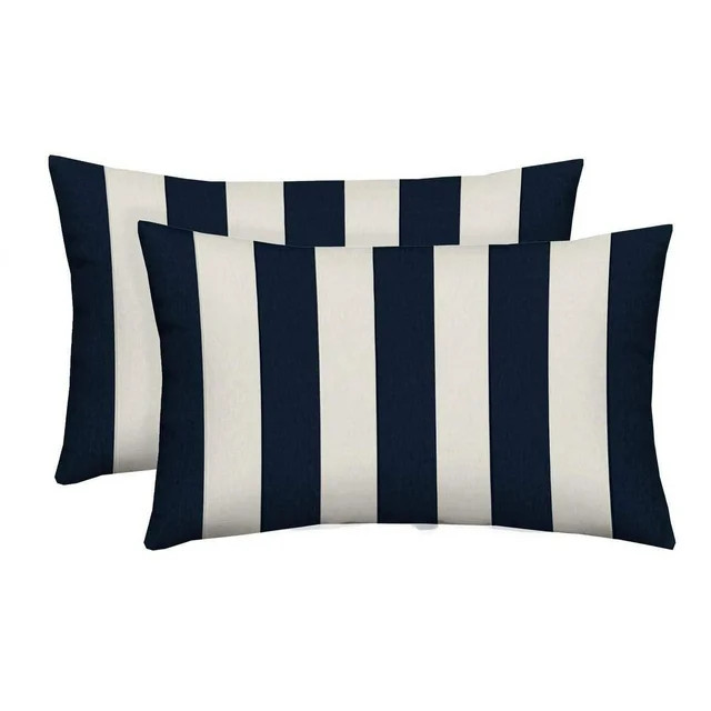 RSH Decor: Lumbar Throw Pillows | Set of 4 | 20" x 12" | Fade & Water-Resistant Fabric | Outdoor ... | Walmart (US)