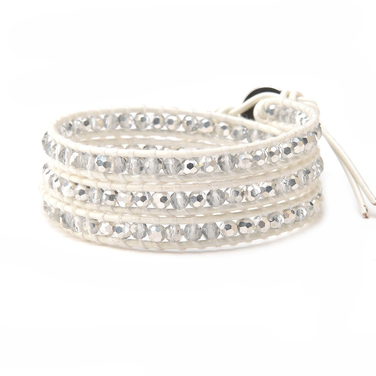 Silver Starlight Crystals on White | Victoria Emerson