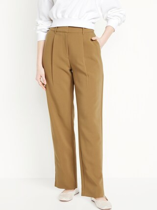 Extra High-Waisted Taylor Trouser Straight Pants | Old Navy (CA)