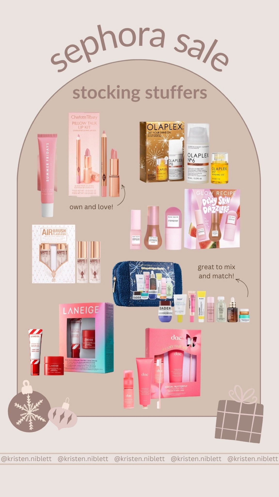 Sephora sale stocking stuffers! Perfect to add to a gift or separate for multiple gifts! 

#LTKSaleAlert #LTKGiftGuide #LTKHoliday