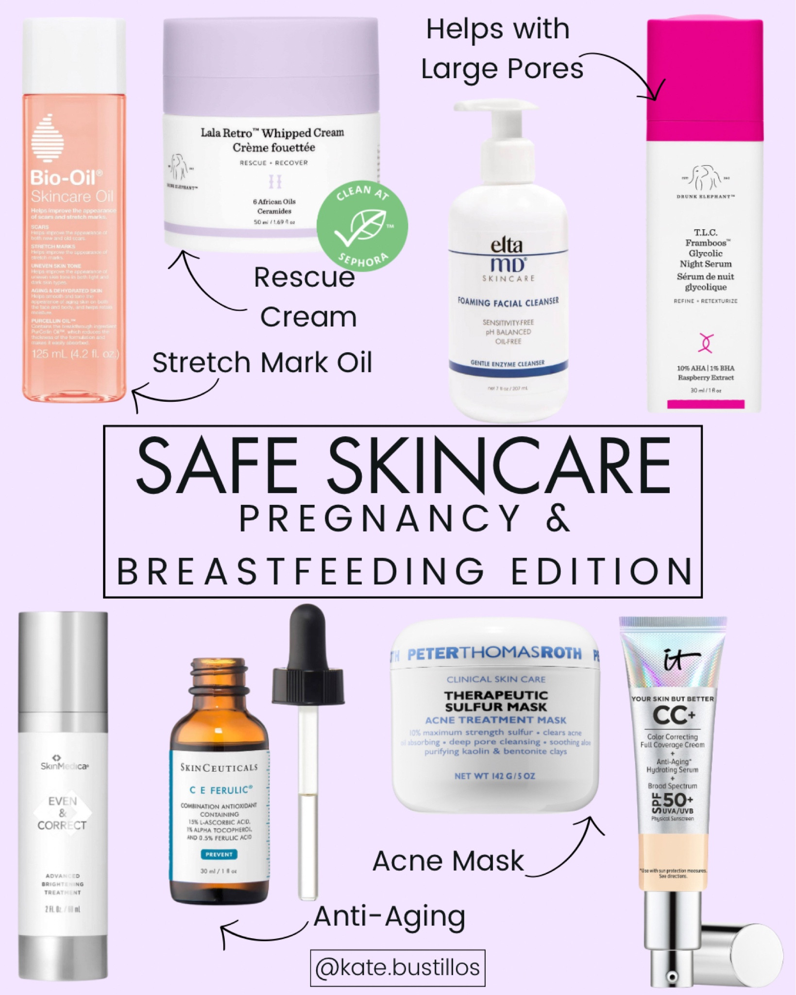 These hands down are some of my pregnancy and nursing friendly skincare staples! I have used or are currently using all of them. EltaMDs facial cleanser I’ve been using for years, pregnant, nursing or not, and it will be my forever cleanser. Its silky texture leaves your skin feeling so clean and refreshed! 

*Always check with your Dr if you are unsure if you’re able to use.

#maternity #nursing #cleanskincare #pregnancy #skincare

#LTKbump #LTKbeauty #LTKbaby