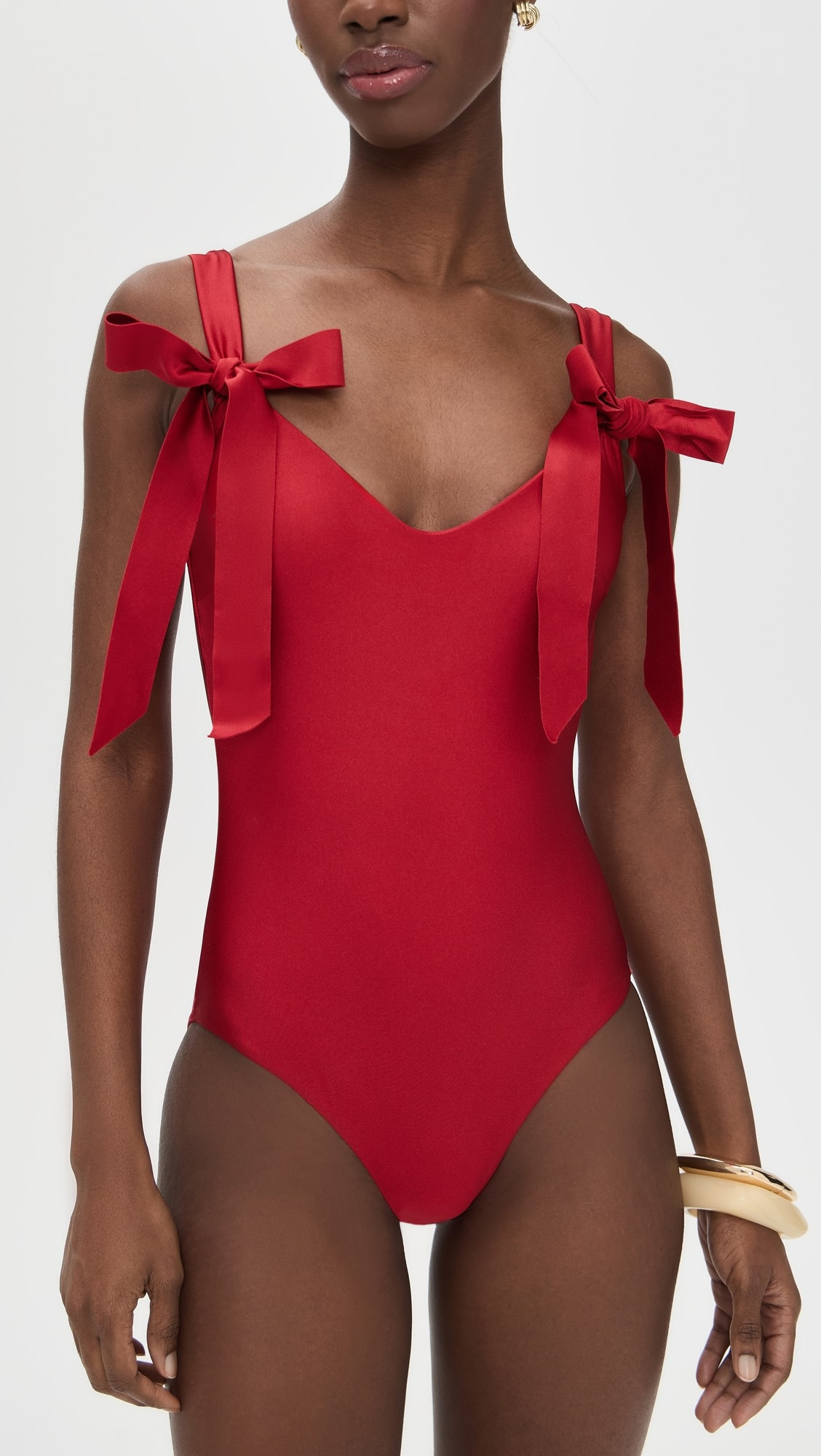 Patience Bow Tie One Piece | Shopbop