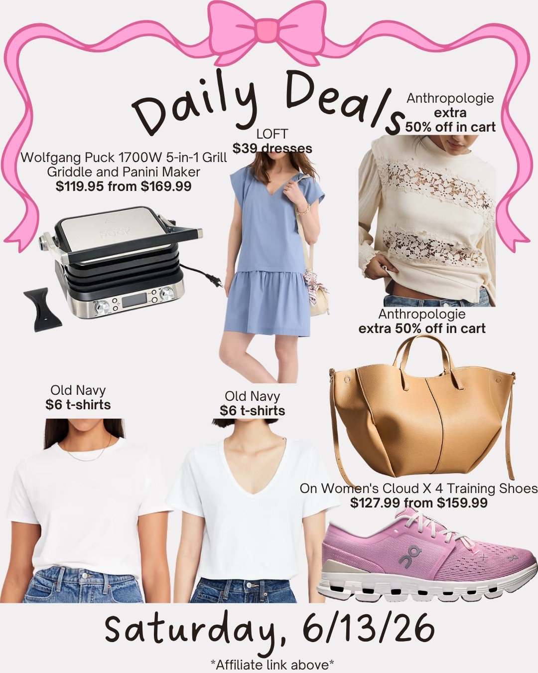 Daily deals

#LTKSaleAlert #LTKMidsize #LTKSeasonal