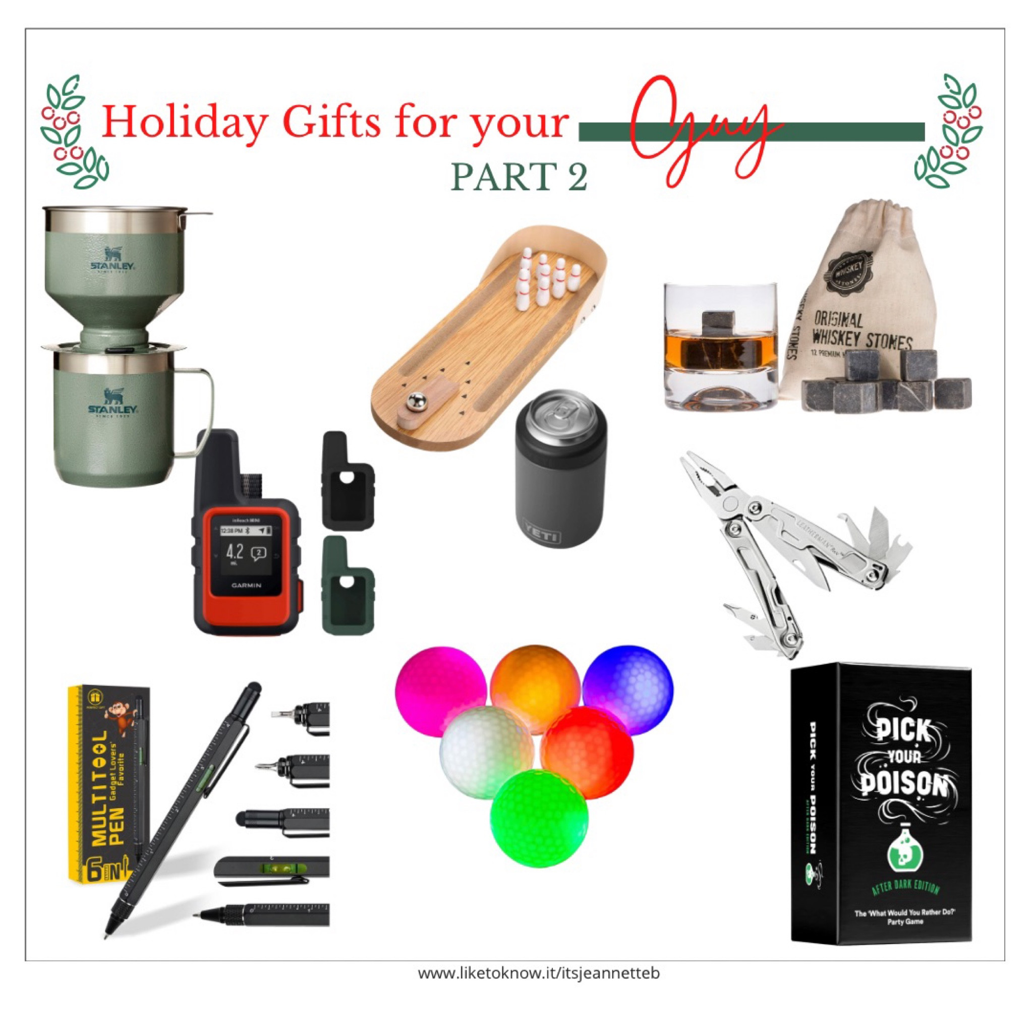 Part 2 gift ideas for him  

#LTKHoliday #LTKmens #LTKGiftGuide