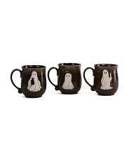 set of 3 rustic haunt mugs | TJ Maxx
