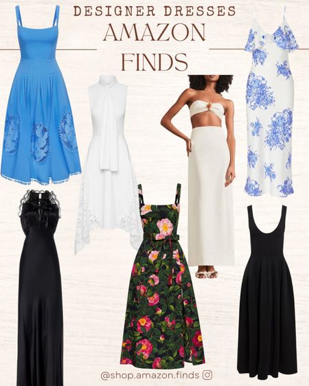 Designer dresses for vacation, wedding guests, and date night from Amazon.

#LTKstyletip