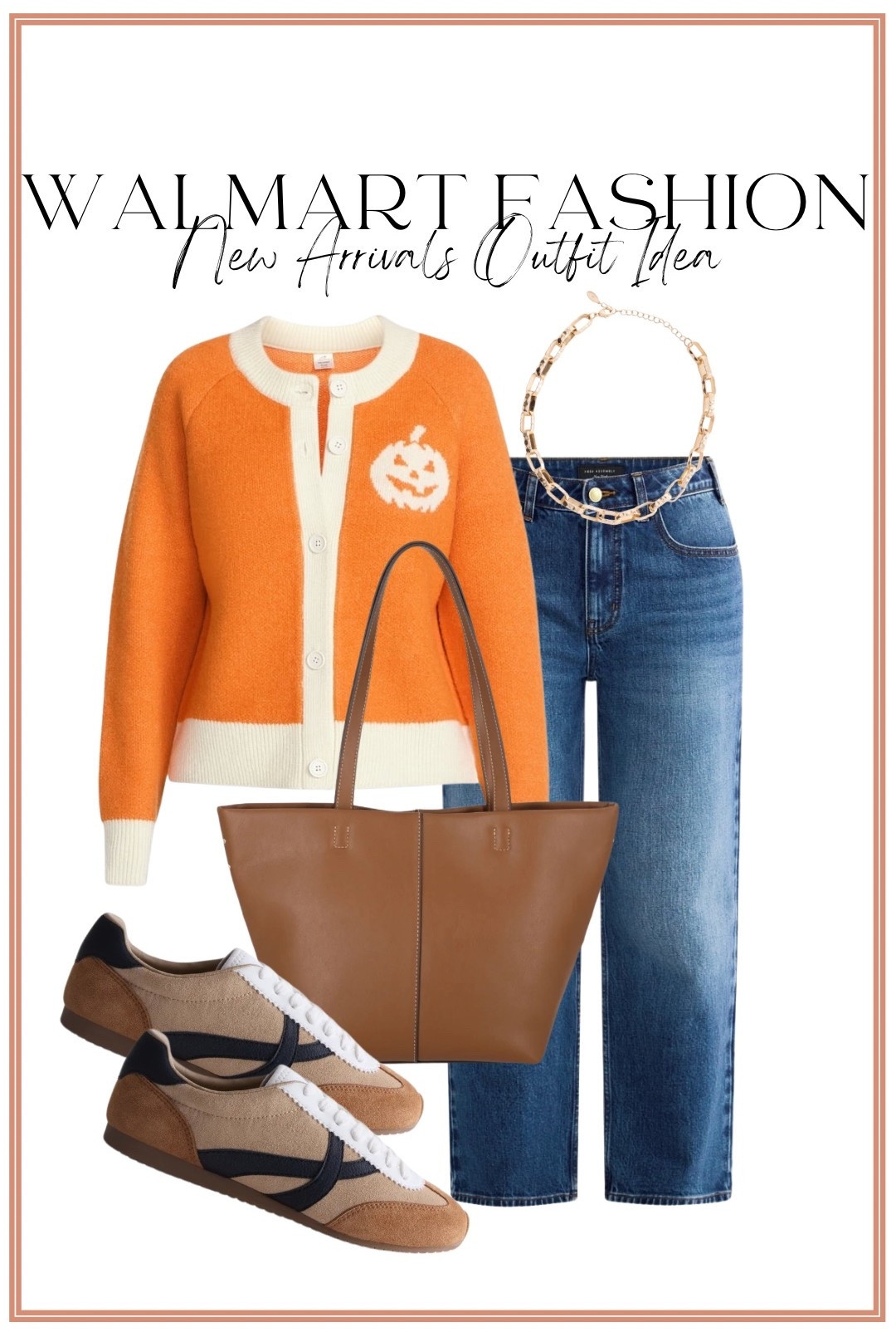The CUTEST Walmart Halloween outfit! 🎃🧡 This pumpkin cardigan is such a fun way to add a little festive touch to an everyday fall look without going over the top. I paired it with straight-leg jeans, neutral sneakers, a brown tote and gold jewelry for an easy casual outfit that would be perfect for school drop-off, errands, pumpkin patch days or a fall weekend. Walmart’s new fashion arrivals just keep getting better!

#walmartfashion #walmartfinds #walmartstyle #walmartnewarrivals #halloweenoutfit #halloweenfashion #pumpkincardigan #falloutfit #falloutfitideas #casualfalloutfit #affordablefashion #momstyle

#LTKootd #LTKPetite