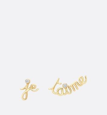 Oui Earring Yellow Gold and Diamonds - Jewellery - Women's Fashion | DIOR | Dior Beauty (US)