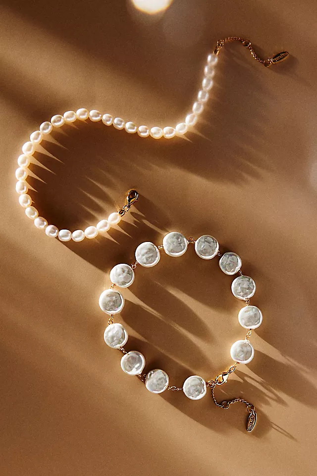 Baroque Pearl Ankle Chain Set | Anthropologie (US)