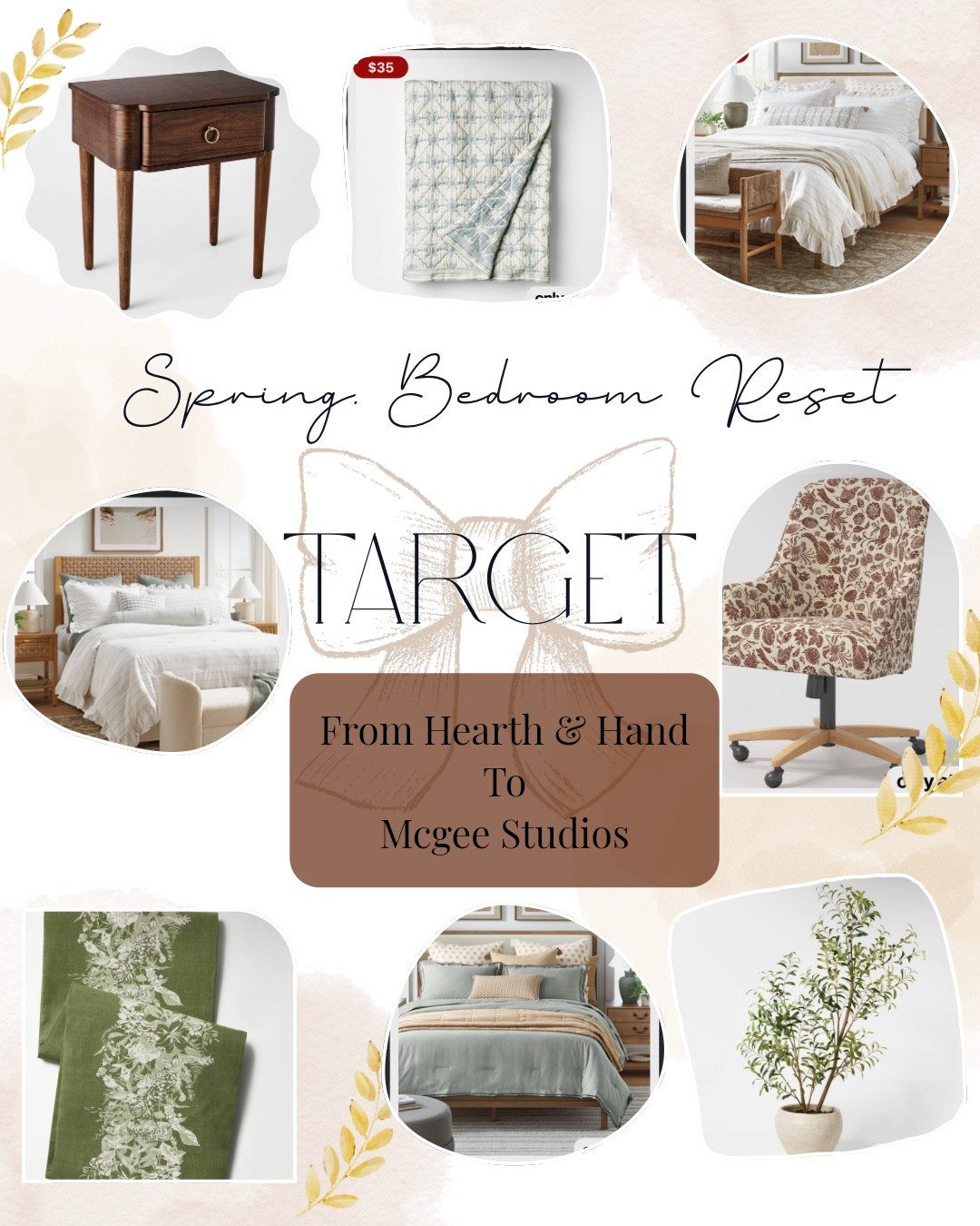 Spring bedroom refresh — but make it soft, warm, and Target-approved 🌿

Think:
• Warm wood nightstands
• Sage green layered bedding
• Romantic printed accent chairs
• Light quilts for spring layering
• Faux olive trees for that fresh-air feeling

This Target bedroom reset gives elevated, collected energy without the Anthropologie price tag. Everything is affordable, cozy, and easy to style.

Shop the full spring bedroom refresh linked here before pieces sell out.
@Target 
#TargetHome #SpringBedroom #BedroomRefresh #TargetFinds


#LTKHome #LTKSpringSale #LTKSeasonal #LTKHome