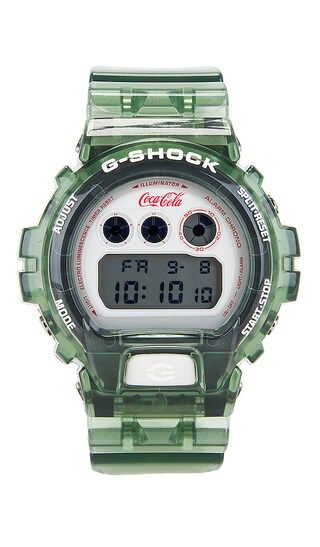 x Coca Cola DW6900 Watch in Clear Green | Revolve Clothing (Global)