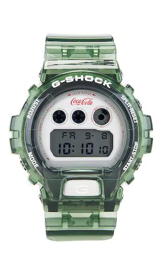x Coca Cola DW6900 Watch in Clear Green | Revolve Clothing (Global)
