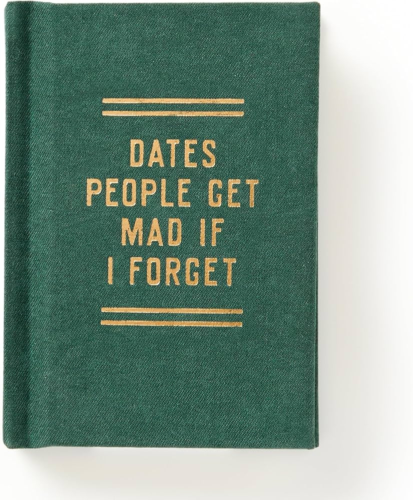 Dates People Get Mad If I Forget Tiny Diary (Tiny Diaries) | Amazon (US)