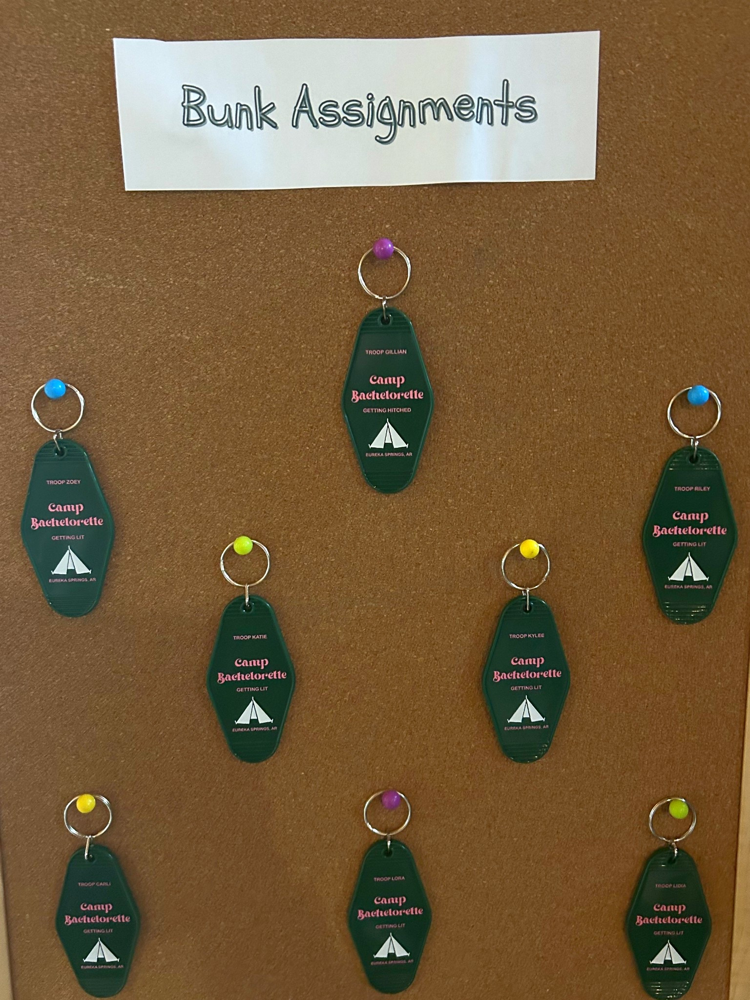 Bunk assignments?? Are you kidding me?? So cute!!

#LTKHome #LTKSeasonal #LTKWedding