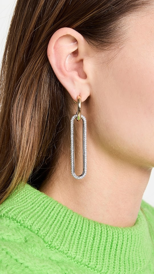 Rachel Drop Hoops | Shopbop