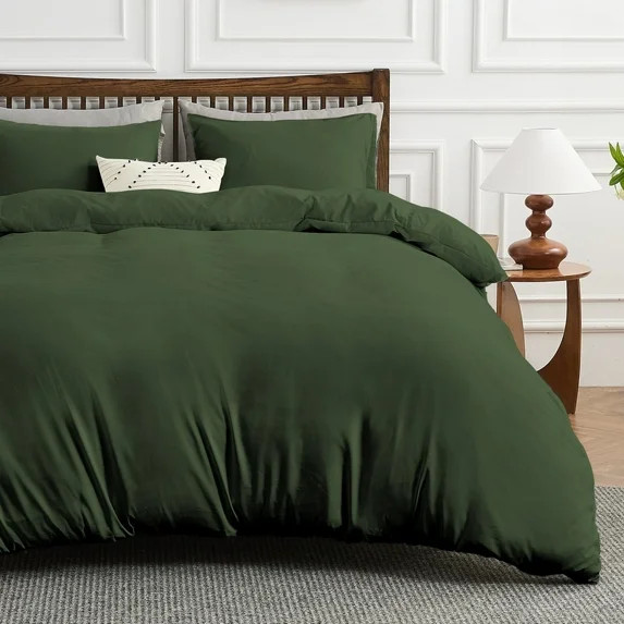 Hitime Luxury Queen Duvet Cover, Soft & Breathable Microfiber 3 Pieces Queen Bedding Sets, Queen ... | Walmart (US)