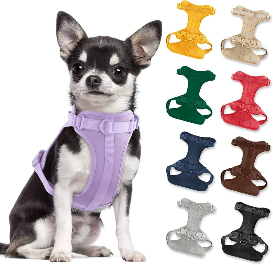 No Pull Lightweight Dog Harness: Adjustable Durable Breathable Mesh Pet Vest Harness with Soft & ... | Amazon (US)