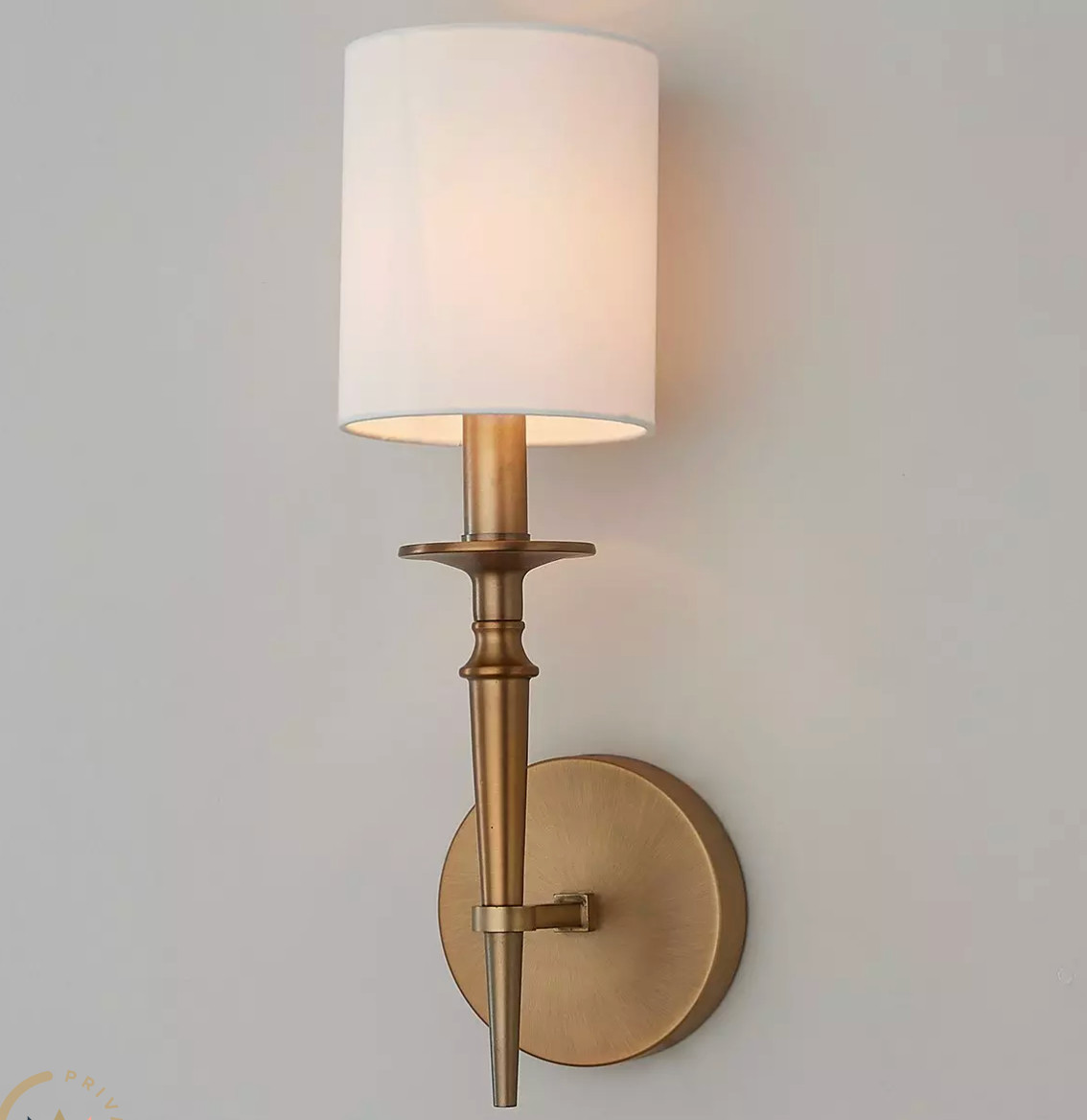 Girls bathroom wall sconce for vanity in aged brass  

 #LTKHome