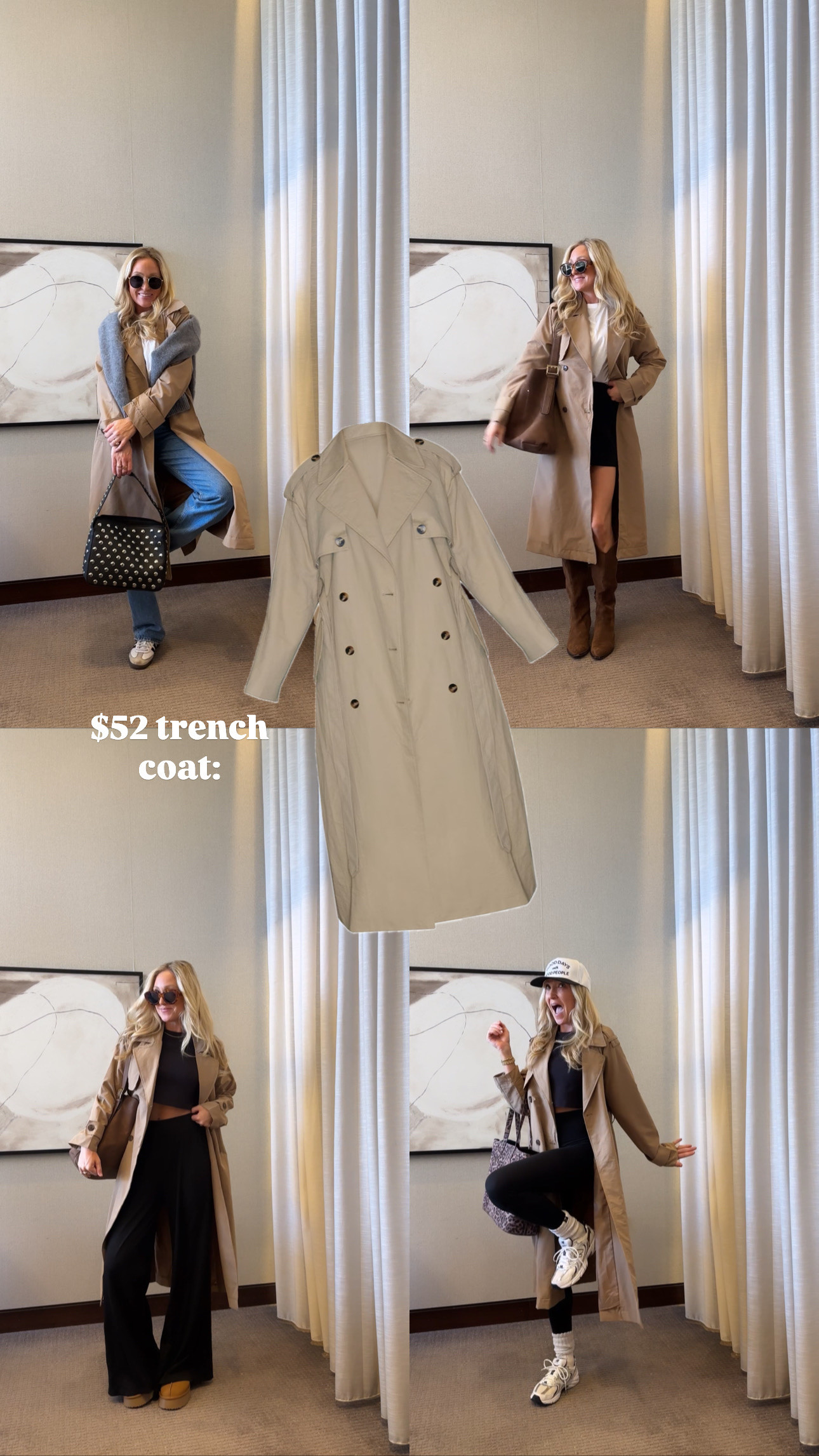 Trench coats are a fall and winter must!! Found some super cute affordable options! 

#LTKStyleTip #LTKSeasonal #LTKFindsUnder50