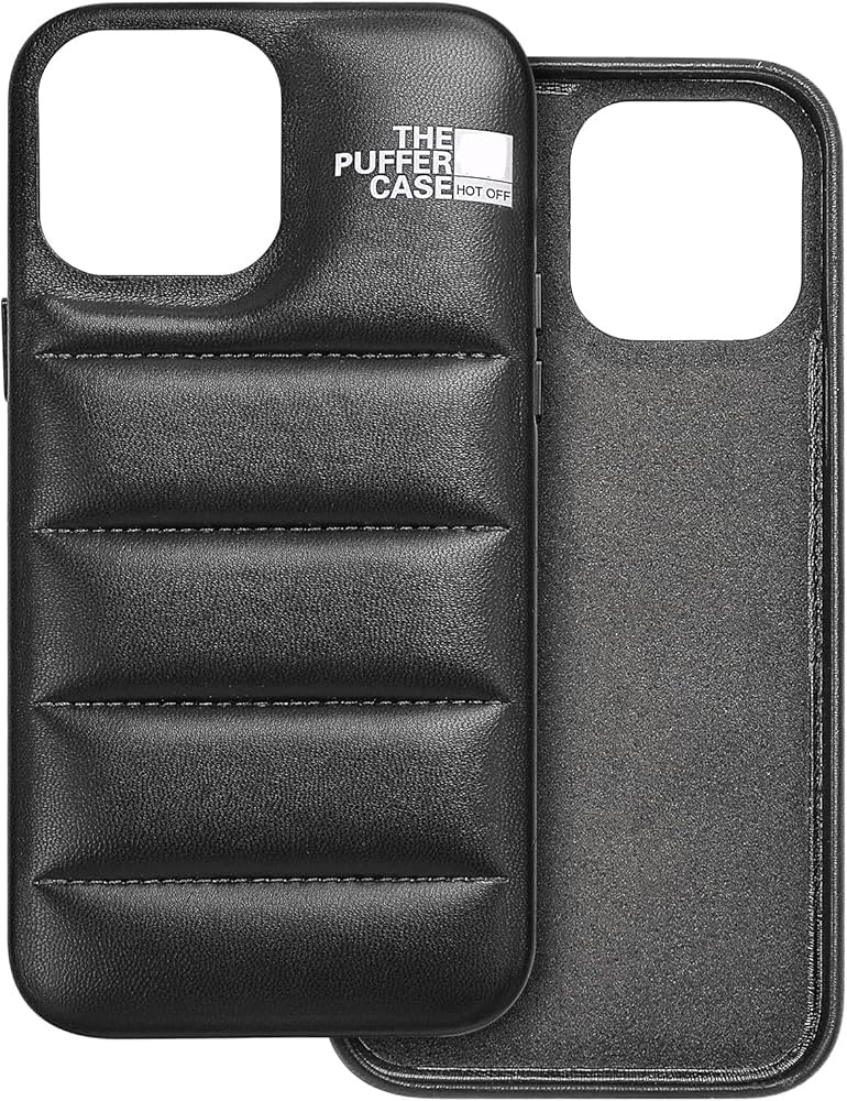 Devineresse Hot Off for Nappa Leather iPhone 13Promax 14 14Plus 14Pro 14Promax, Puffer Phone Case... | Amazon (US)