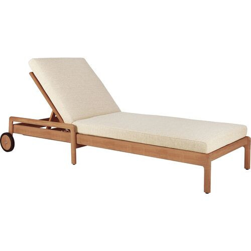 Jack Outdoor Lounger - Teak - Ethnicraft - Brown | One Kings Lane