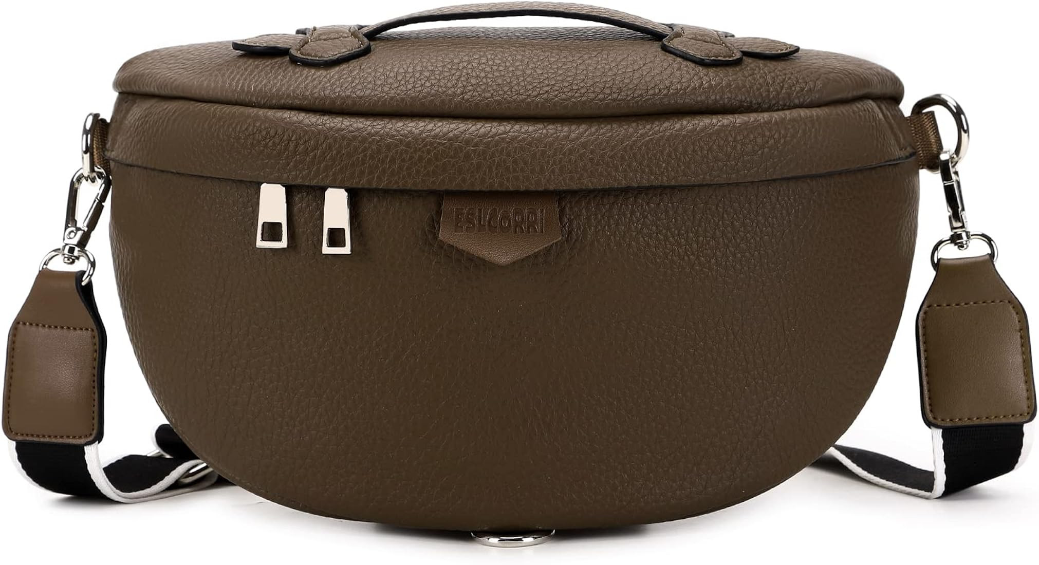 Eslcorri Crossbody Bags for Women - Fashion Sling Purse Shoulder Bag Fanny Pack Leather Causal Ch... | Amazon (US)