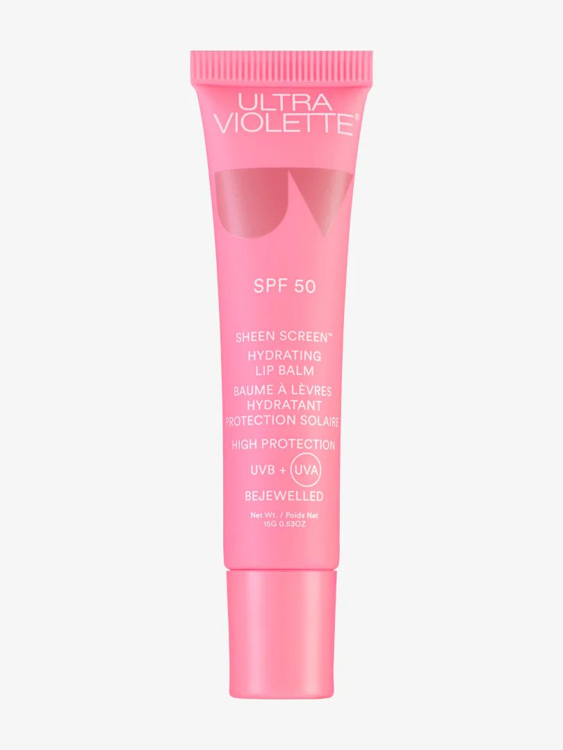 Bejewelled Sheen Screen™ SPF 50 Hydrating Lip Balm | Ultra Violette