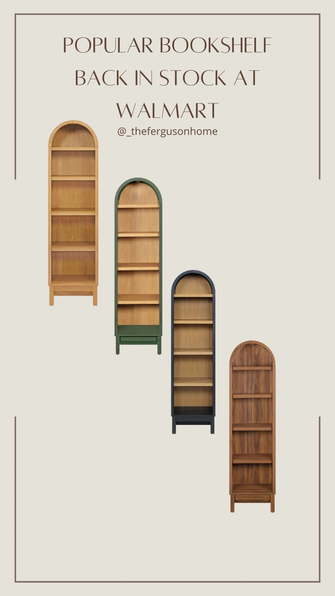 Affordable and popular bookshelf back in stock at Walmart! 

#LTKHome