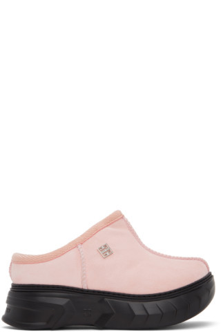 Givenchy - Pink Marshmallow Slippers | SSENSE