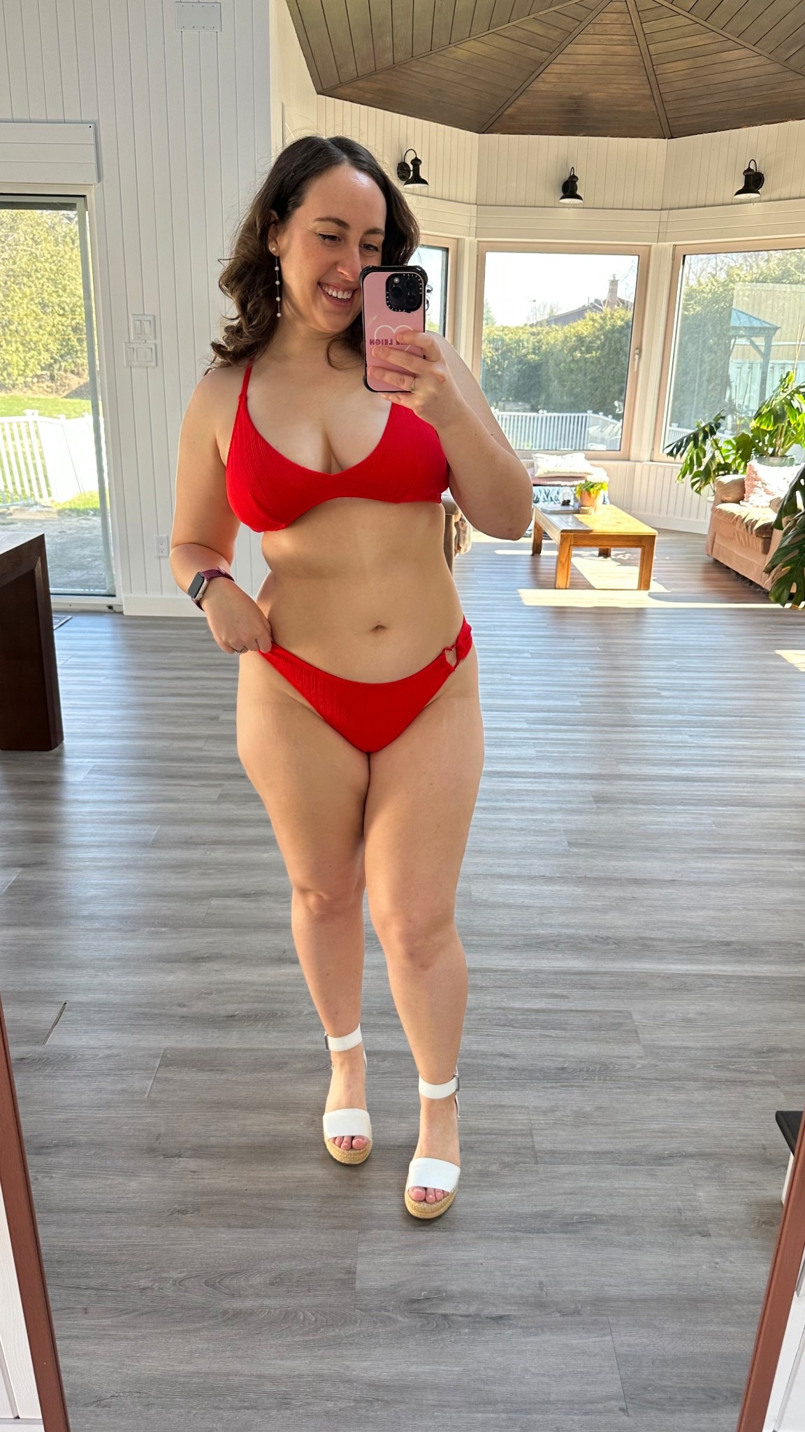 The perfect tiny red bikini from @Cupshe 👙 surprisingly good support from the top and I adore the little heart on the bottoms! 

#LTKSwim #LTKMidsize #LTKTravel