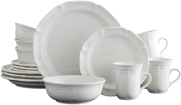 Mikasa French Countryside 16-Piece Dinnerware Set, Service for 4 | Amazon (US)
