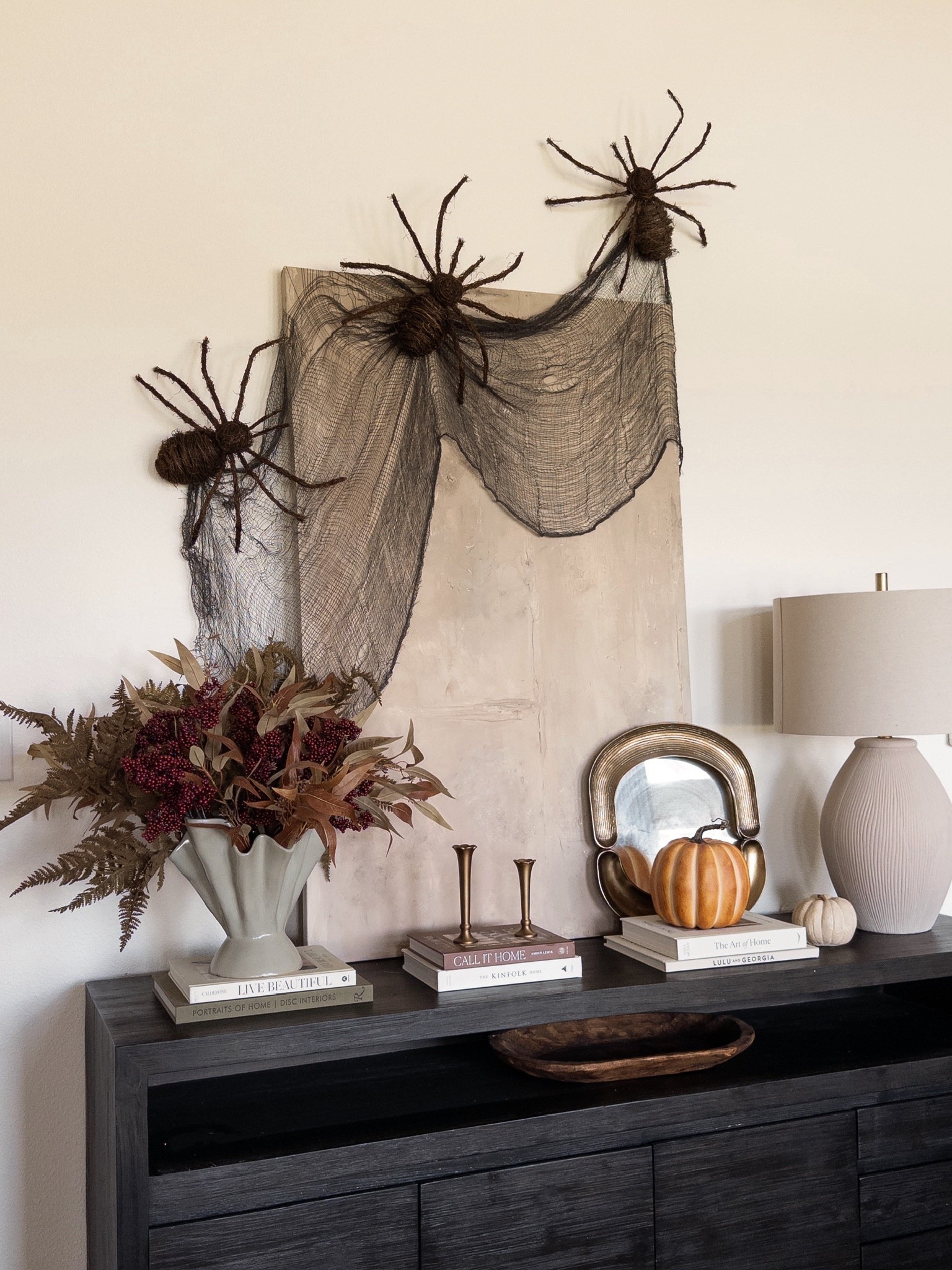 LOVING this halloween decor moment! These Amazon spiders are SO cute - come in pack of 3! 

halloween decor, halloween styling, fall decor, seasonal decor, halloween sideboard styling 

#LTKSeasonal #LTKStyleTip #LTKHome