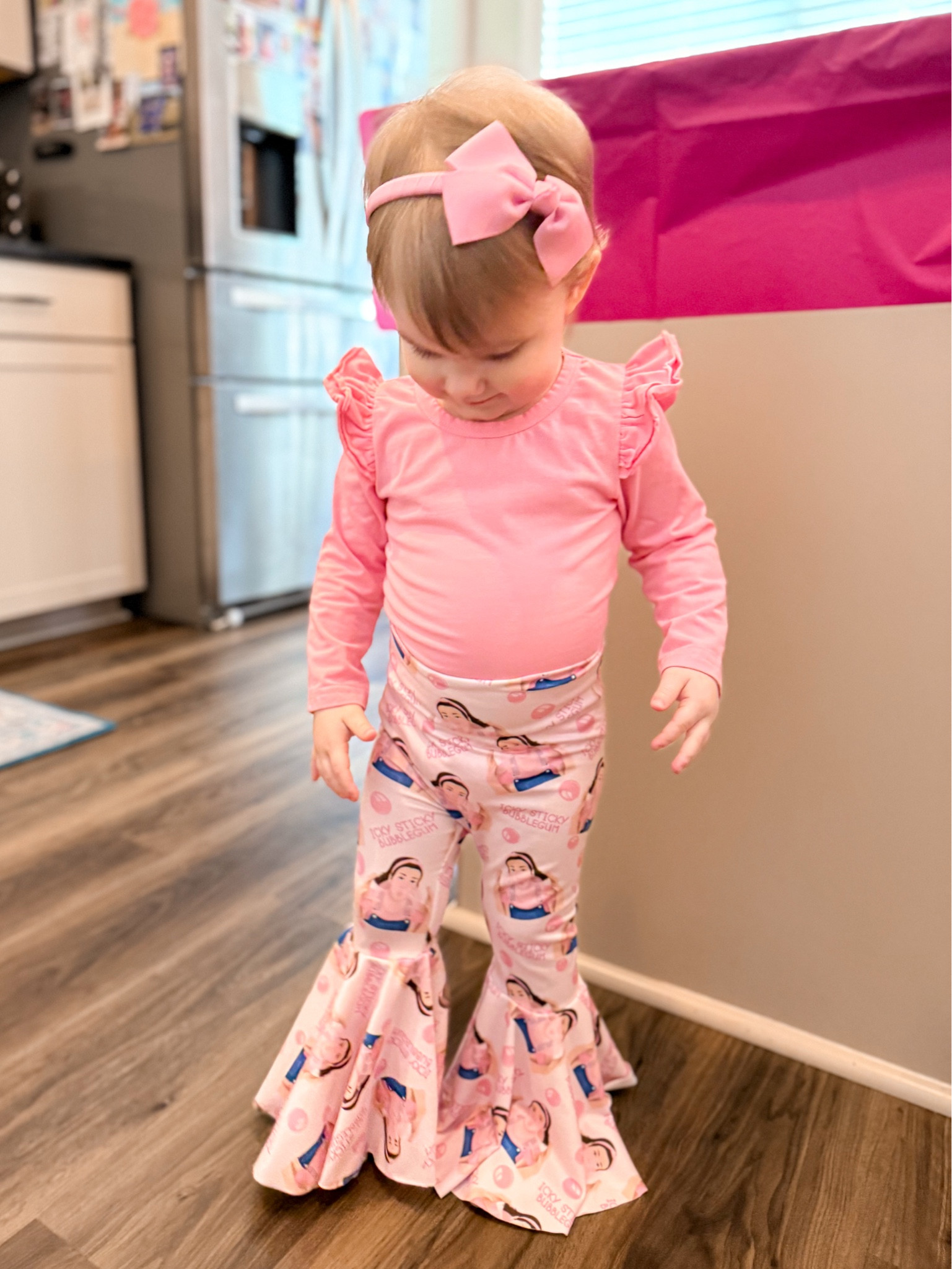 My baby girls 2nd birthday look ! We had a Ms Rachel themed birthday party for her . Linking her outfit!

Baby girl outfit , baby girl winter outfit , baby girl birthday outfit , 2nd birthday outfit , Ms. Rachel outfit for toddlers , Ms. Rachel pants , flare pants for toddlers , flare pants for baby , pink flare pants , pink ruffle onesie , pink bow headband 

#LTKFamily #LTKKids #LTKBaby