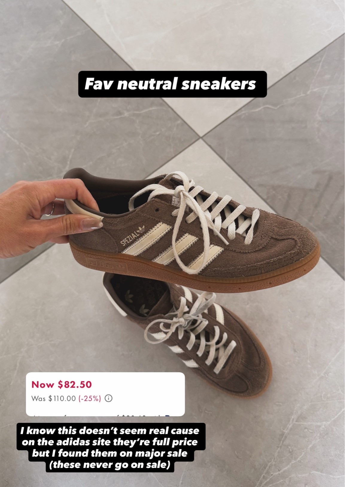These are my all-time favorite Adidas. I love this color. It goes with everything! I can’t believe I found them on sale. ￼

#LTKSaleAlert #LTKSeasonal #LTKgrwm
