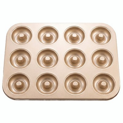 Alilang 12-Cup Donut Pan - Non-Stick Baking Mold for Homemade Doughnuts - Yellow | Target
