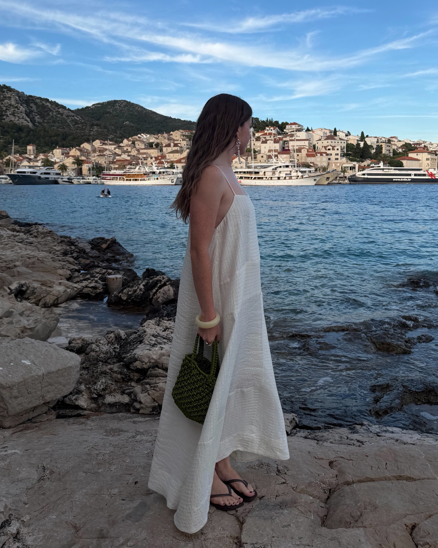 White summer dress, Topshop dress, sundress, Havaianas, flip flops, holiday outfit, summer outfit

#LTKsummer #LTKeurope #LTKtravel