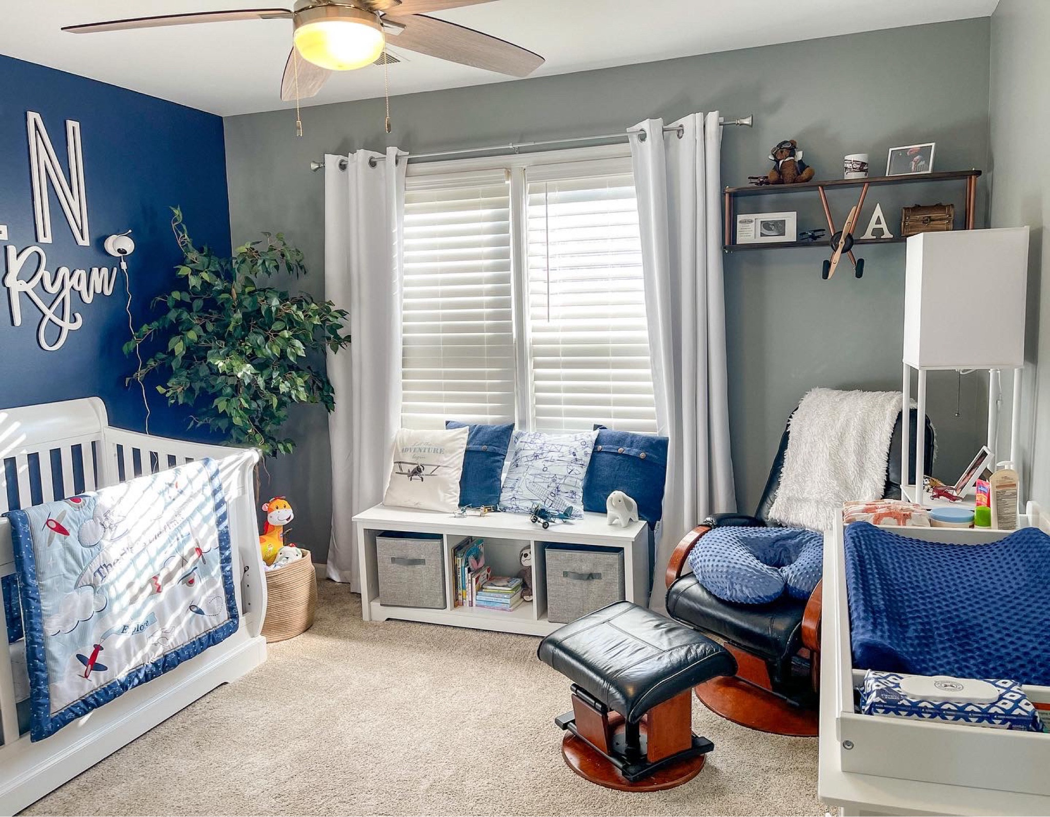 Vintage airplane baby boy nursery 

#airplane #airplanes #vintageplane #kidsbedroom #babybedroom #nursery #babyboy #boy #boynursery 

#LTKHome #LTKBaby #LTKKids