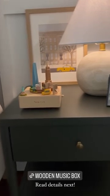 Handcrafted wooden music box 🚖 they have several cities & options to choose from. They’ve been gifted from family and one of our most treasured possessions. FYI! They are fragile with small magnetic parts and we supervise the boys when playing and keep up high when not in use (site recommends for 12 & up) 

kids bedroom decor 

#LTKHoliday #LTKGiftGuide #LTKKids