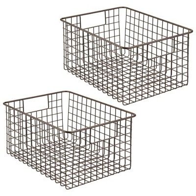 mDesign Metal Wire Food Storage Organizer Bin | Target