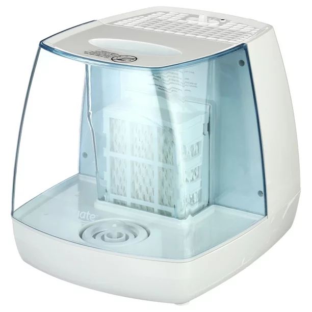 Equate Invisible Cool Mist Humidifier, Filter Included, 1.1 Gallon,  White & Blue - Walmart.com | Walmart (US)