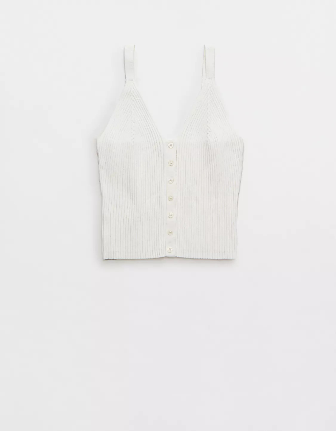 Aerie Button Front Sweater Tank Top | Aerie