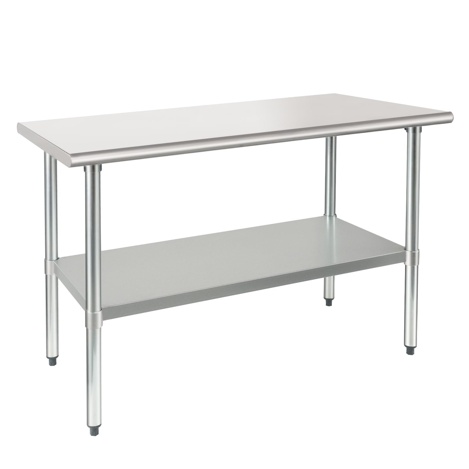 HARDURA Stainless Steel Table 24X48 Inches with Undershelf and Galvanized Legs NSF Heavy Duty Com... | Amazon (US)