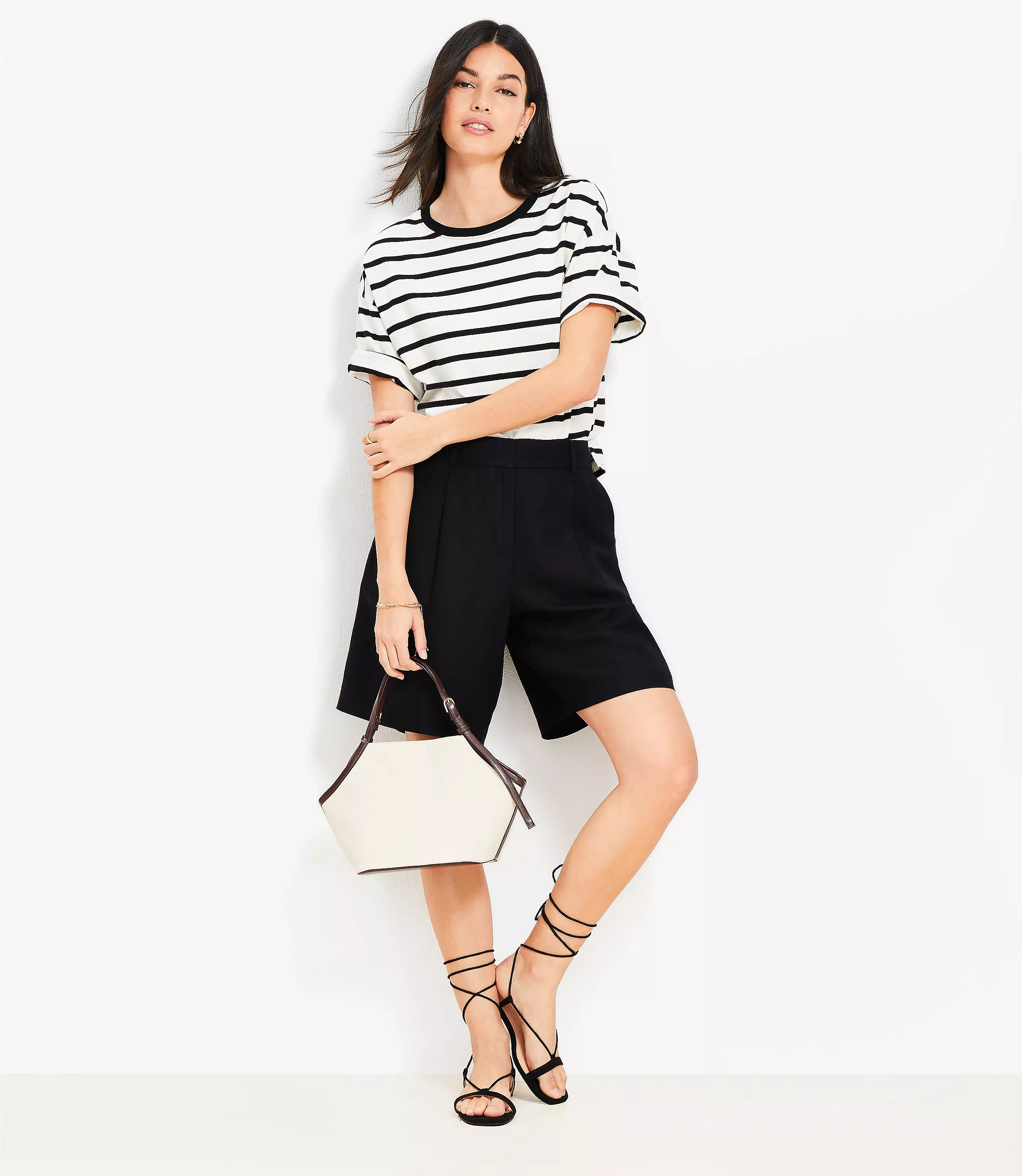 Striped Modern Tee | LOFT