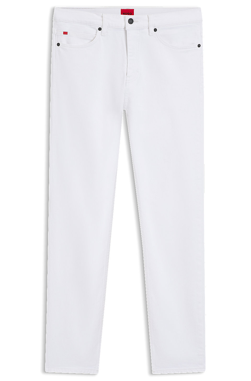White slim-fit jeans in stretch denim | Hugo Boss (US)