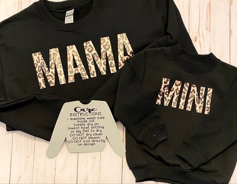 Mama & Mini sweatshirts | Mother’s Day | Birthday | Mama and Me | Sold Separately | Made to Ord... | Etsy (US)