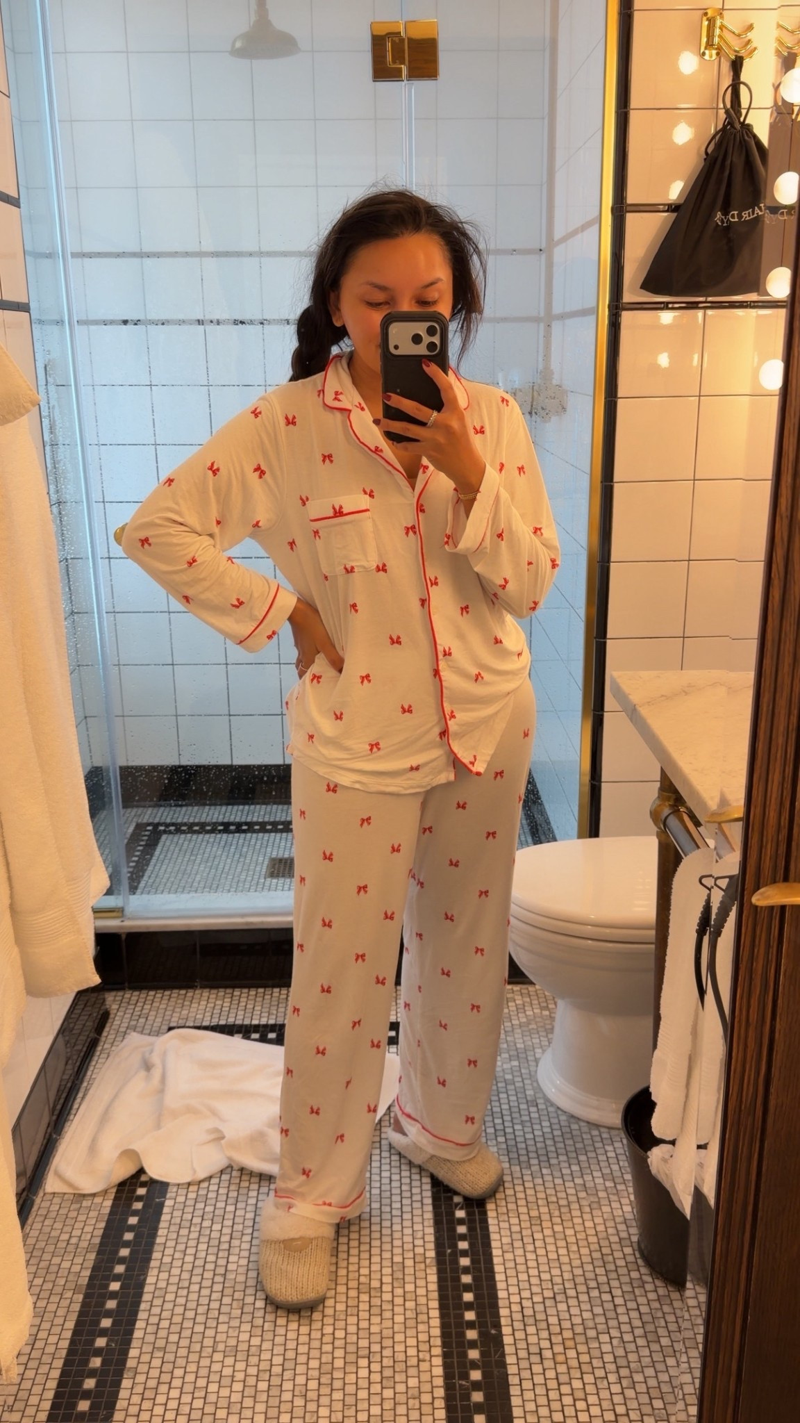 Pajamas size small petite TTS 
My slippers are old but I linked a similar pair from the same brand!

#LTKGiftGuide #LTKFindsUnder50 #LTKPetite