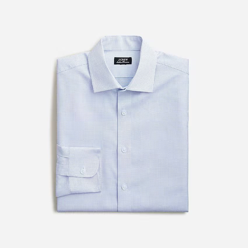 Slim-fit Ludlow Premium fine cotton dress shirt in dobby | J.Crew US