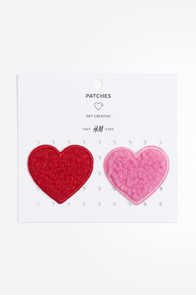 2-pack Teddy Fleece Repair Patches | H&M (US + CA)