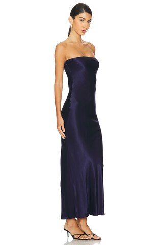 SNDYS x REVOLVE Angel Strapless Midi Dress in Navy from Revolve.com | Revolve Clothing (Global)